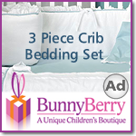 Alex 3 Piece Baby Boy Blue Crib Bedding Set