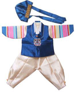 Korean hanbok baby clothes